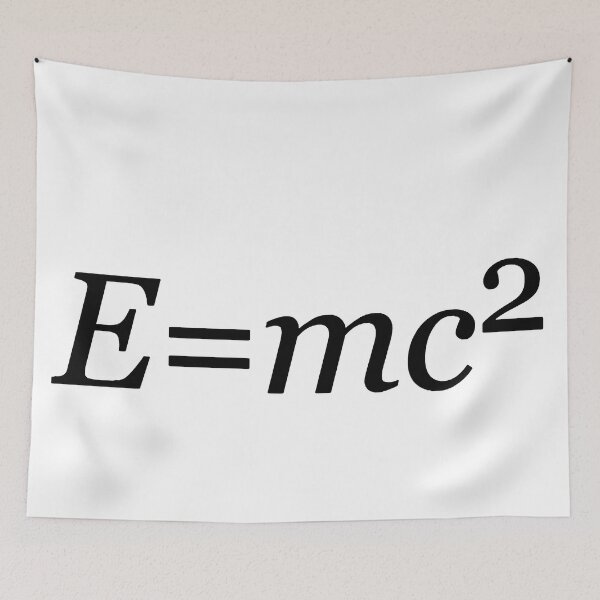Item preview, E=mc², Einstein equation and the most famous equation in physics designed and sold by NoetherSym.