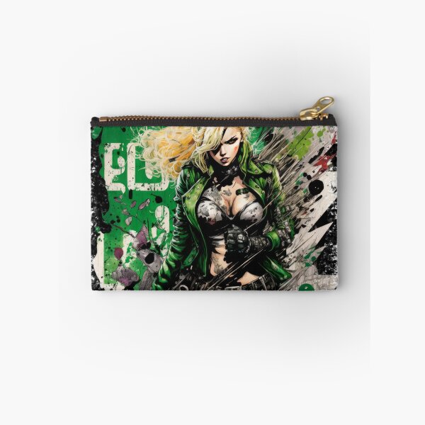 Item preview, ROCKER GIRL LEATHER SUIT SPLASH ELECTRIC GUITAR DESTROYER designed and sold by ogirdorgraphics.