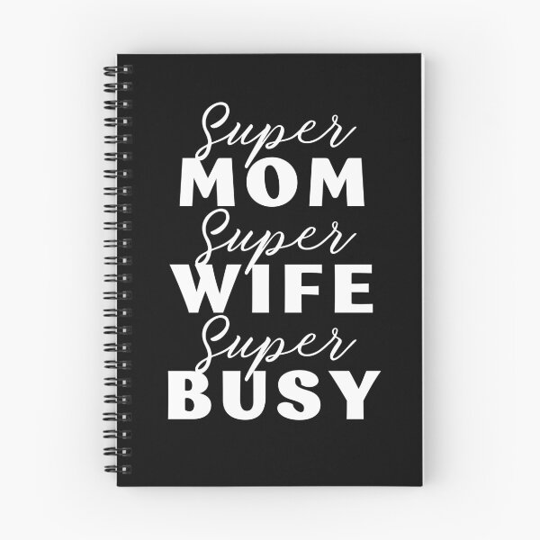 Item preview, Super Mom, Super Wife, Super Busy, Super Tired Mother's Day Gift Ideas designed and sold by ImaginedCo.