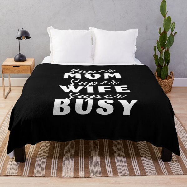 Item preview, Super Mom, Super Wife, Super Busy, Super Tired Mother's Day Gift Ideas designed and sold by ImaginedCo.