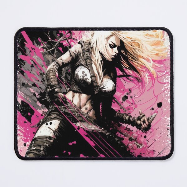 Item preview, ROCKER GIRL LEATHER SUIT SPLASH ELECTRIC GUITAR DESTROYER designed and sold by ogirdorgraphics.