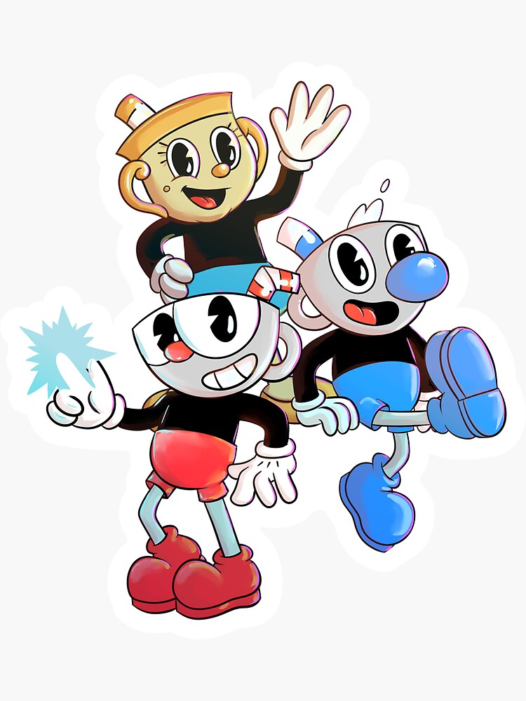 ms chalice - Cuphead And Mugman - Sticker