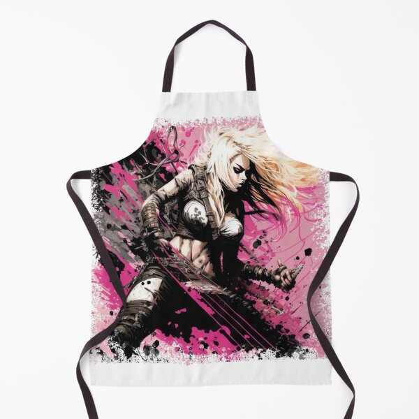 Item preview, ROCKER GIRL LEATHER SUIT SPLASH ELECTRIC GUITAR DESTROYER designed and sold by ogirdorgraphics.