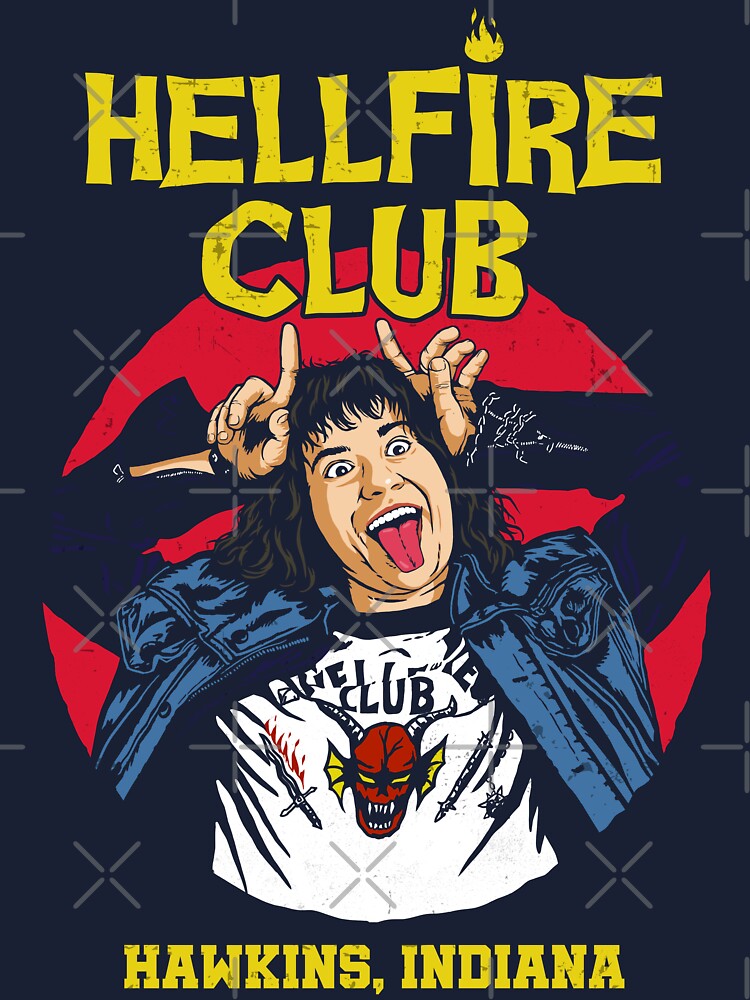 Eddie Munson Hellfire Club Kids T-Shirt for Sale by krypton4shirt