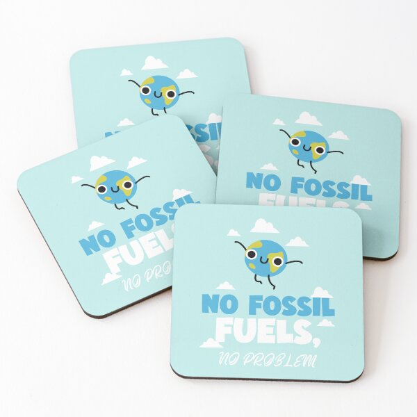 Item preview, No Fossil Fuels, No Problem Happy Earth designed and sold by Winter--Flowers.