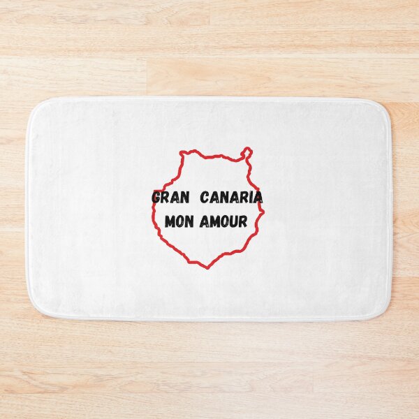 Item preview, Red-coloured contour of island of Gran Canaria with the inscription 'I love Gran Canaria'. designed and sold by coffeeflavour.