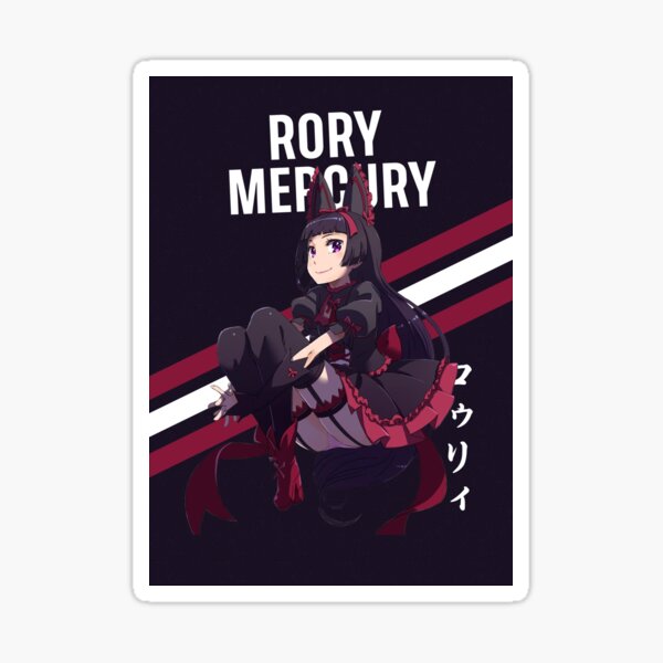 Rory Mercury Waifu - GATE Anime Sticker iPad Case & Skin by assiabaadi