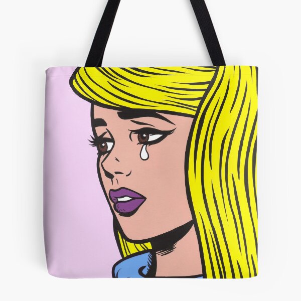 Item preview, Chica de cómic llorando de cuello alto rubia designed and sold by turddemon.