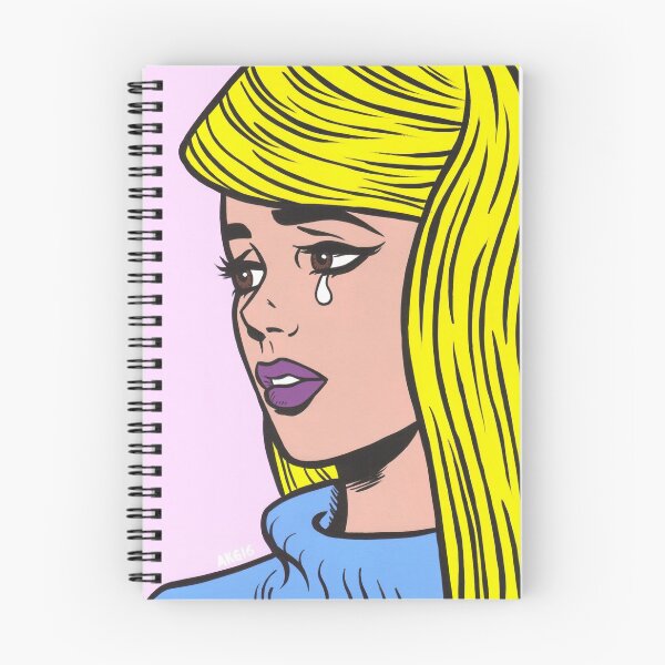 Item preview, Blonde Turtleneck Crying Comic Girl designed and sold by turddemon.