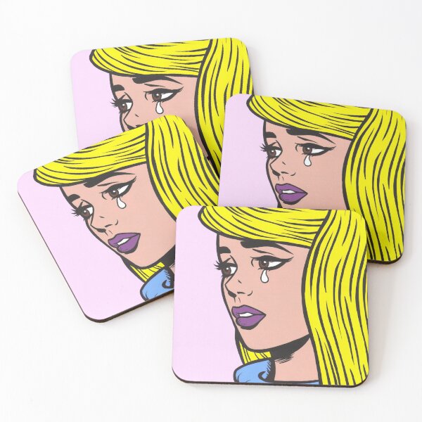 Item preview, Blonde Turtleneck Crying Comic Girl designed and sold by turddemon.