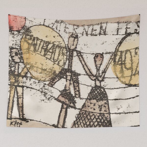 Item preview, Paul Klee's Postcard  designed and sold by BossyCatHome.