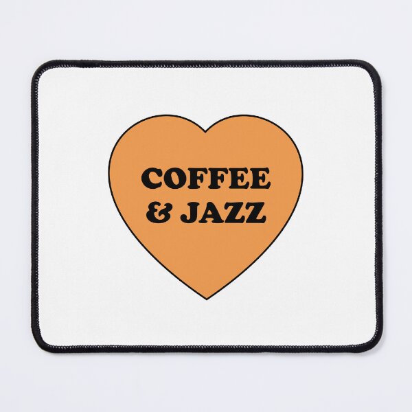 Item preview, Coffee and Jazz - heart musicians designed and sold by Inspirationmotivation.