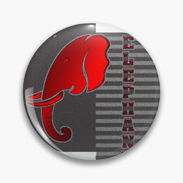 Item preview, Elephant's head on black wall designed and sold by Bigrow.