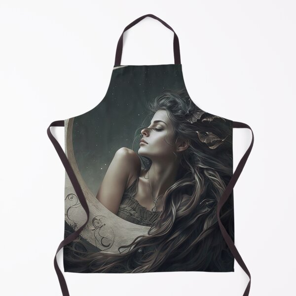 Item preview, Woman and A Crescent Moon designed and sold by Juliascutecornr.