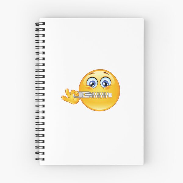 Aperçu de l'œuvre EMOJI BOUCHE À FERMETURE ÉCLAIR créée et vendue par Art-RAY.