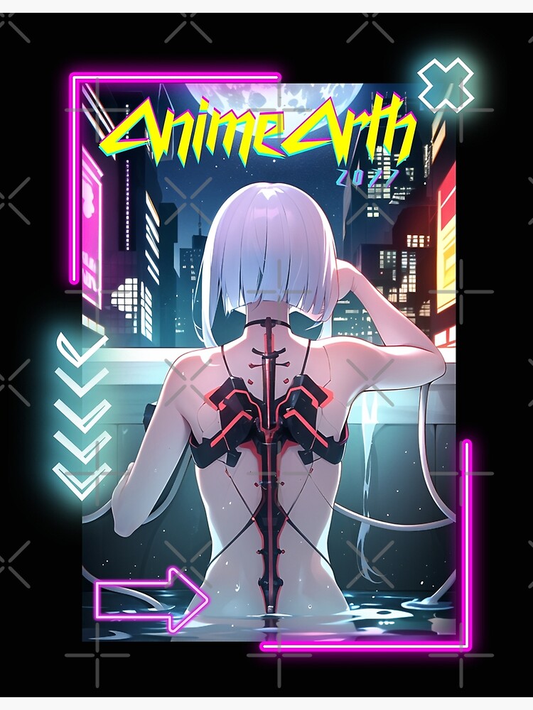 anime arth , anime , cyberpunk , anime girl , futurist Poster for Sale by  AnimeArth