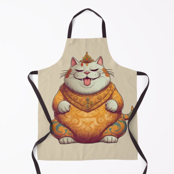 Item preview, Fat meditating cat designed and sold by ZenHorn.