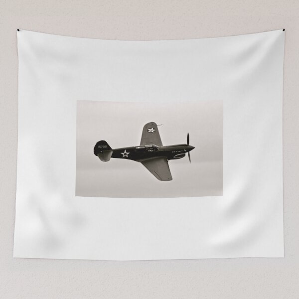 Item preview, P-40 Warhawk Flying Tiger Airplane Sepia designed and sold by Amy McDaniel.