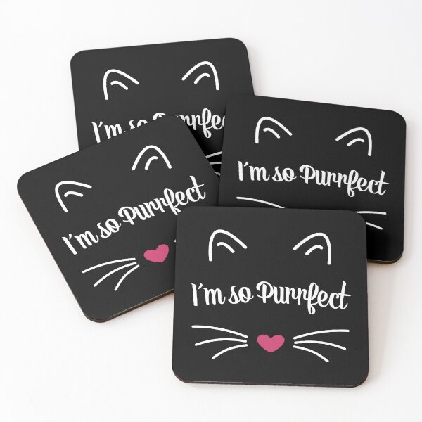 Item preview, I'm so purrfect_dark Edition! designed and sold by derKatzenmensch.