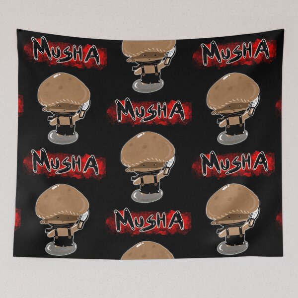 Item preview, Musha Mushroom Warrior designed and sold by BubbleFluffCo.