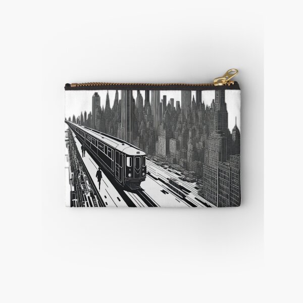 Item preview, New York subway - NYC Subway Black and white designed and sold by MayaDelaye.