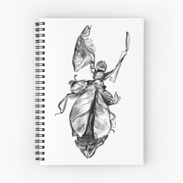 Item preview, A Leaf Insect (B&W) designed and sold by AFishyBusiness.