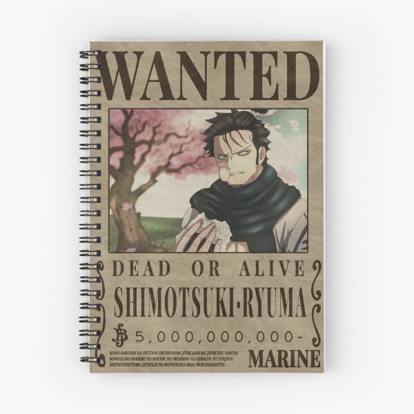 Item preview, Shimotsuki Ryuma Bounty One Piece Sword God Wanted  designed and sold by One Piece Bounty Poster.