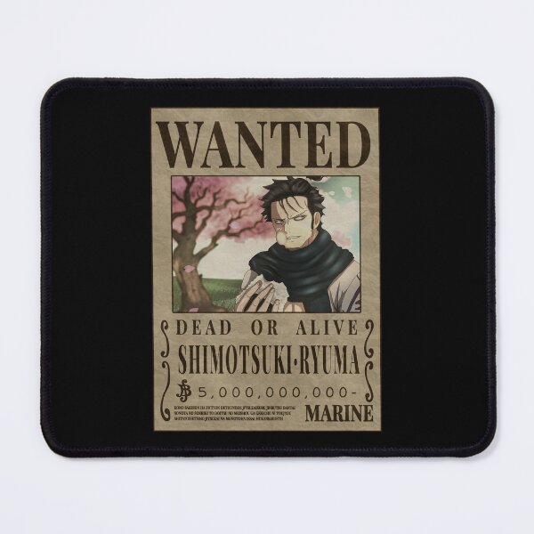 Item preview, Shimotsuki Ryuma Bounty One Piece Sword God Wanted  designed and sold by One Piece Bounty Poster.