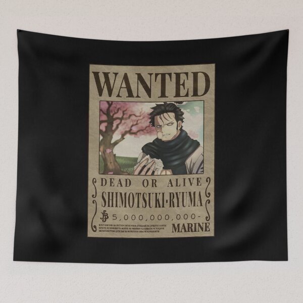 Item preview, Shimotsuki Ryuma Bounty One Piece Sword God Wanted  designed and sold by One Piece Bounty Poster.