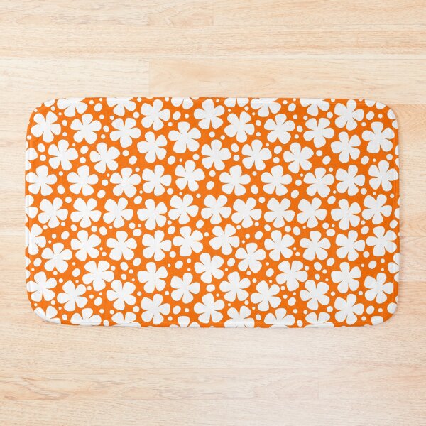 Item preview, Orange & White Sweet Florals designed and sold by gunjancreates.