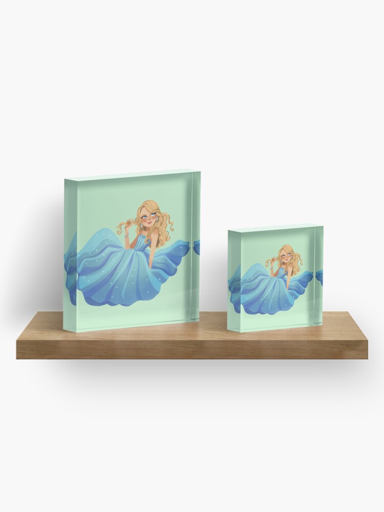 Thumbnail 4 of 5, Acrylic Block, GREEN designed and sold by Mariana Avila.
