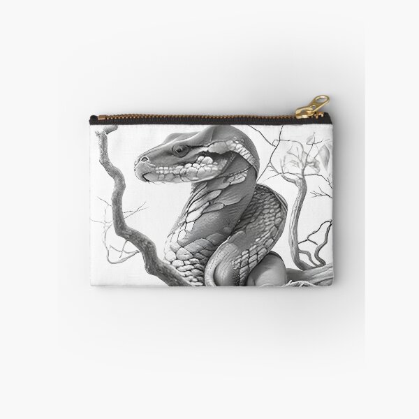 Item preview, Black and White Snake drawing designed and sold by Pencil-Art.