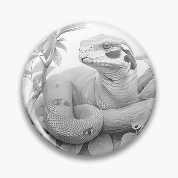 Item preview, Black and White Snake drawing designed and sold by Pencil-Art.
