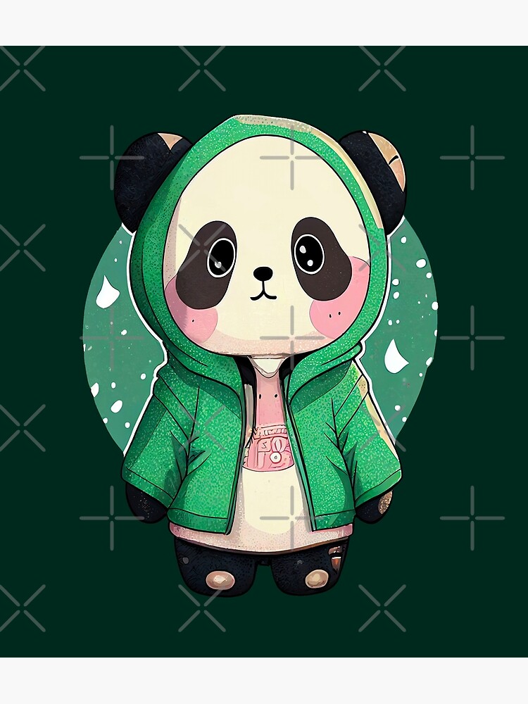 Anime panda hoodie on sale