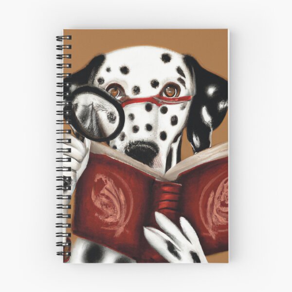 Item preview, A reading dalmatian with a magnifying glass designed and sold by ohsopurposeless.