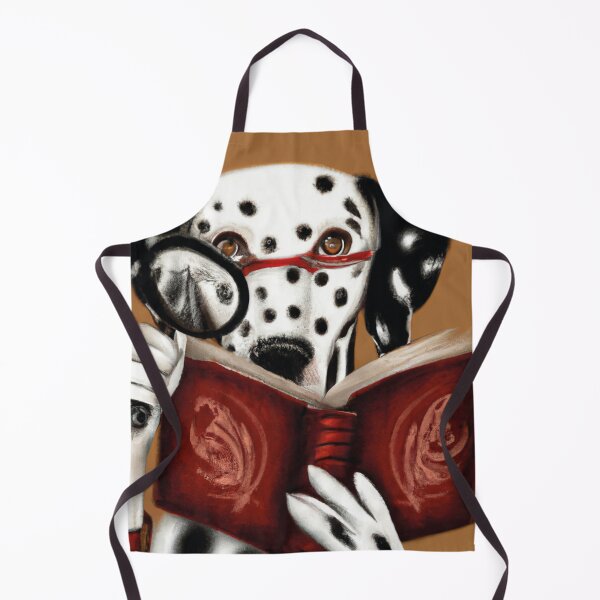 Item preview, A reading dalmatian with a magnifying glass designed and sold by ohsopurposeless.