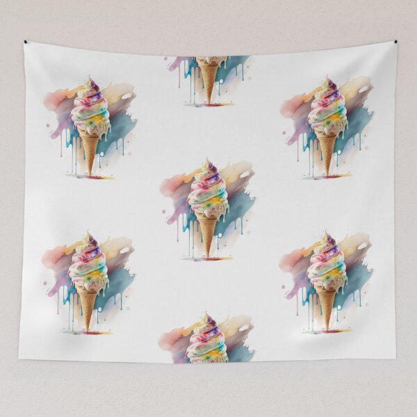 Item preview, Colorful ice cream designed and sold by MagicWardrobe.