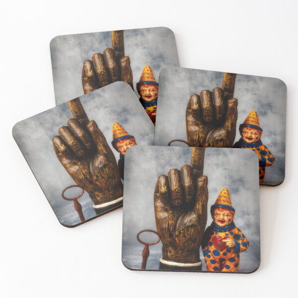Item preview, Hand And Vintage Clown Toy designed and sold by Garry Gay.