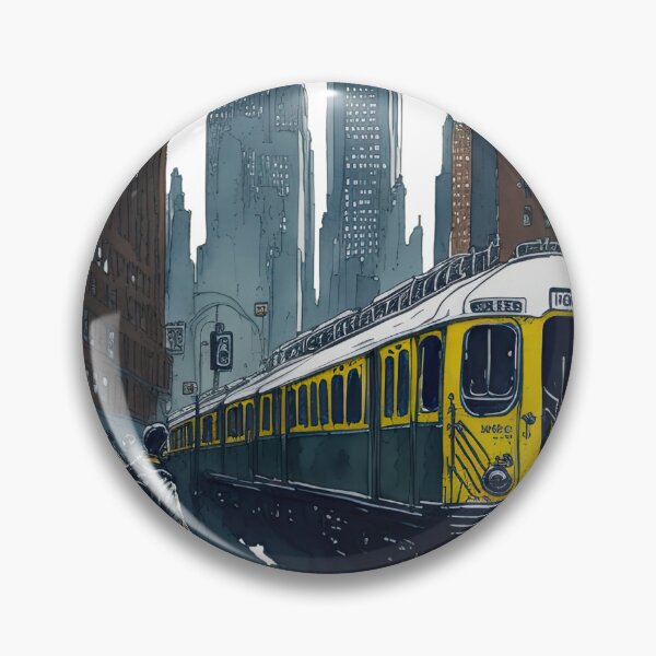 Item preview, New York subway - NYC Subway watercolor designed and sold by MayaDelaye.