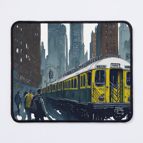 Item preview, New York subway - NYC Subway watercolor designed and sold by MayaDelaye.