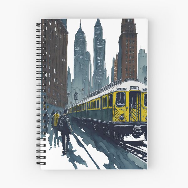 Item preview, New York subway - NYC Subway watercolor designed and sold by MayaDelaye.