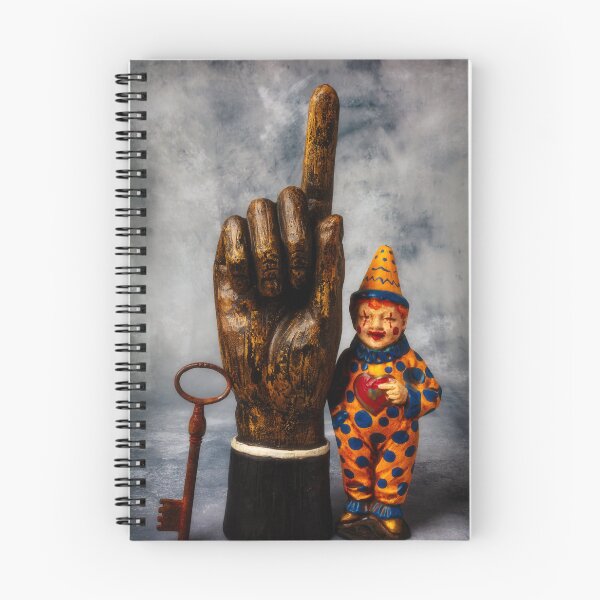 Item preview, Hand And Vintage Clown Toy designed and sold by Garry Gay.
