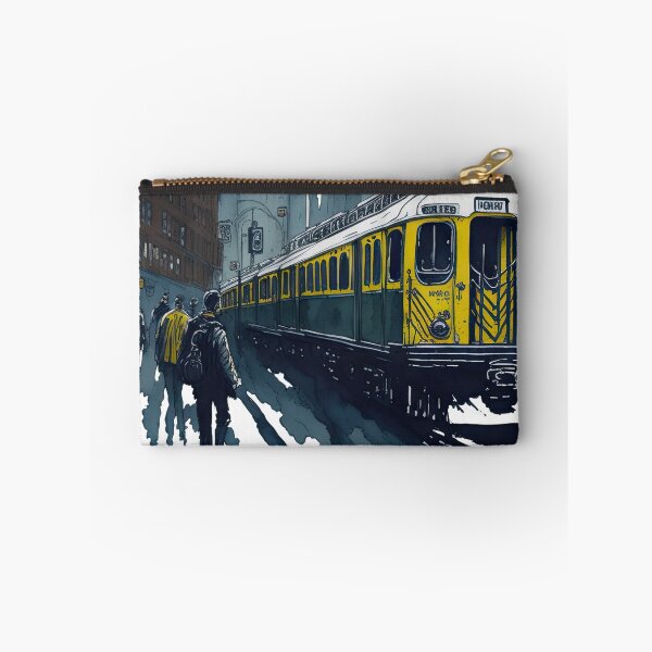 Item preview, New York subway - NYC Subway watercolor designed and sold by MayaDelaye.