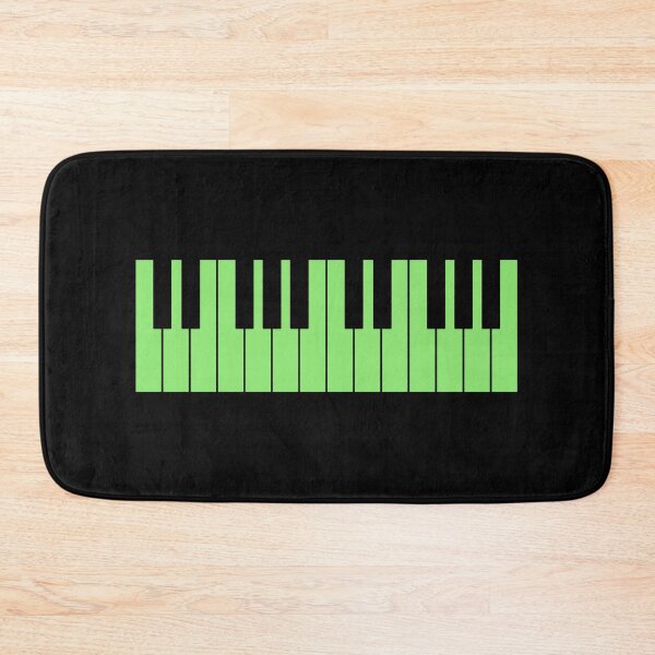 Item preview, Piano keyboard bright green pianist designed and sold by Inspirationmotivation.