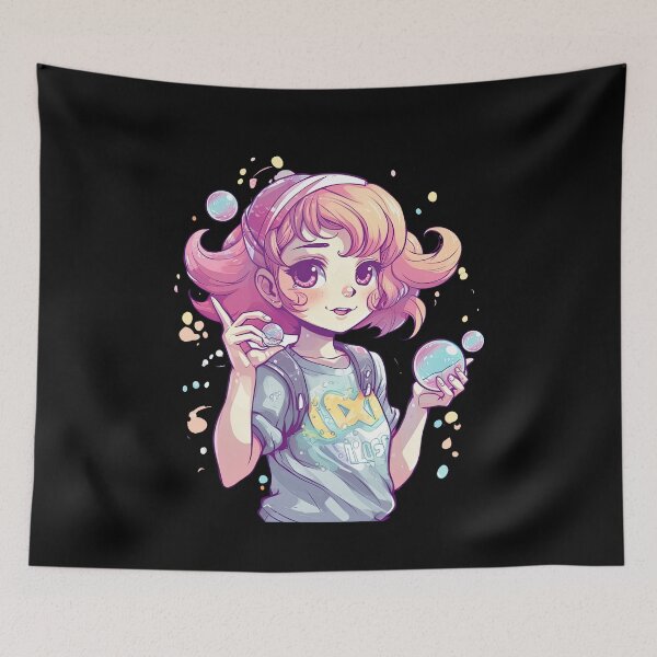 Item preview, A Blissful Escape with Iridescent Bubble Art designed and sold by DooodleGod.