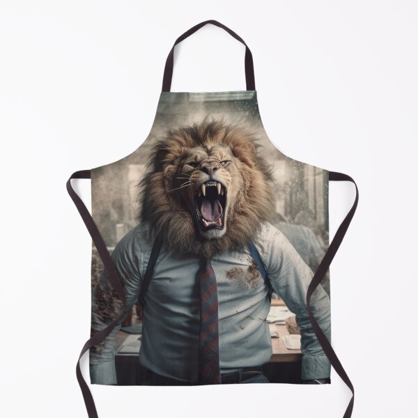 Item preview, Roaring office lion designed and sold by SmileCatalysts.
