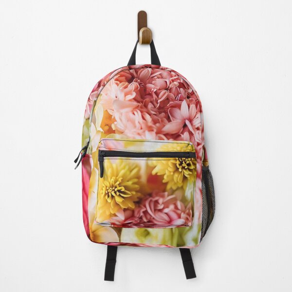 Item preview, Flower heart in vibrant flowers in pink yellow and white colors designed and sold by JaroDesign2023.