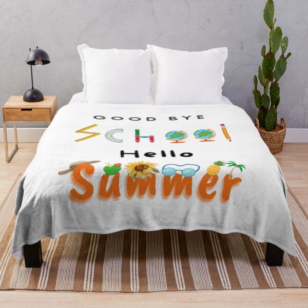 Item preview, Good Bye School Hello Summer - Funny and cute T-Shirts Quotes designed and sold by Designspot2020.