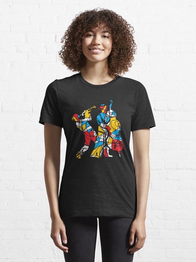 Alternate view of Colorful Abstract Musicians Modern Style Essential T-Shirt