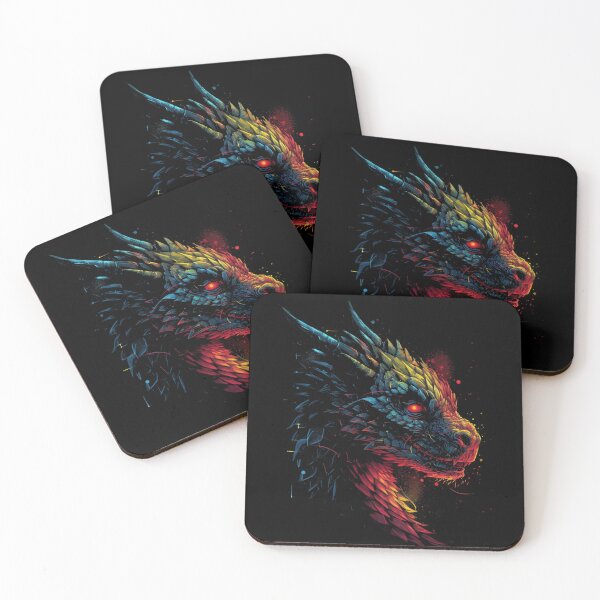 Item preview, Colorful Dragon Face designed and sold by GiveMeMood.